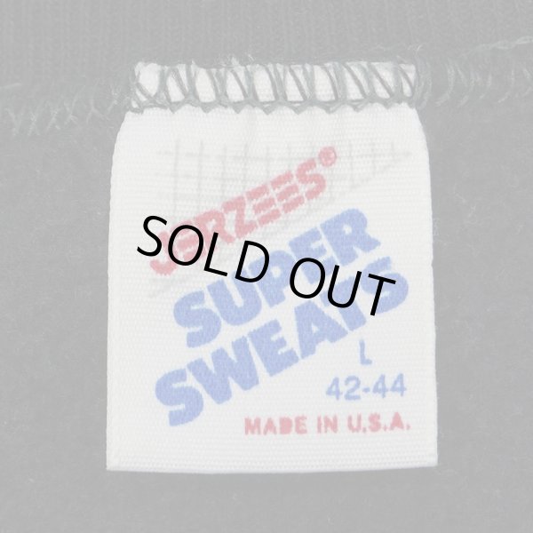 画像3: 80's JERZEES メッセージプリント スウェット "BLACK / MADE IN USA" (3)