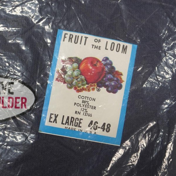 画像4: 60's Fruit of the loom S/S スウェット "NAVY / MADE IN USA / DEADSTOCK" (4)