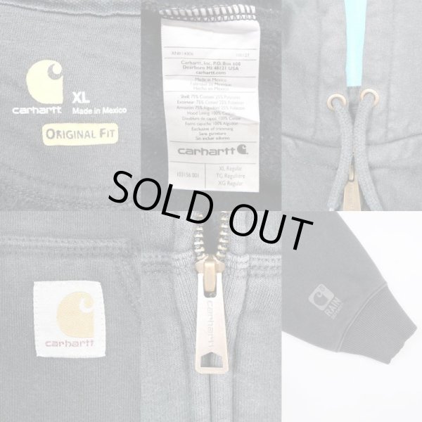 画像3: 00's Carhartt フルジップ スウェットパーカー (3)