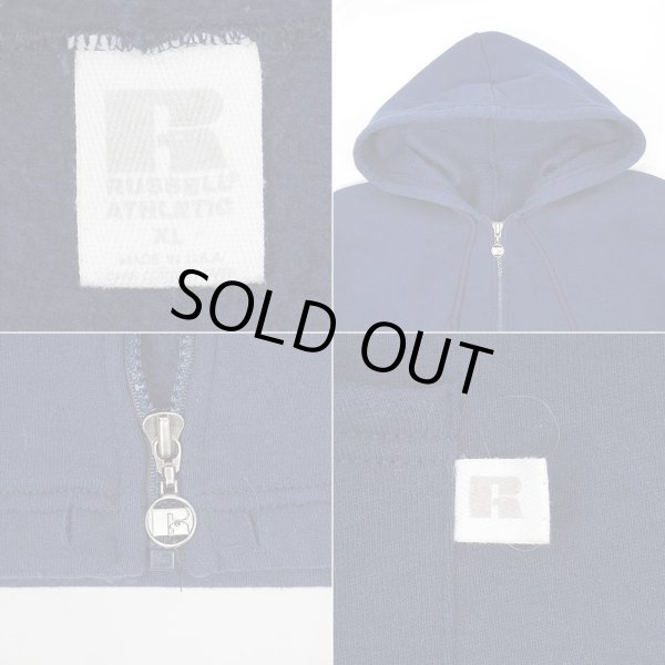 画像2: 90's RUSSELL フルジップ スウェットパーカー “MADE IN USA” (2)