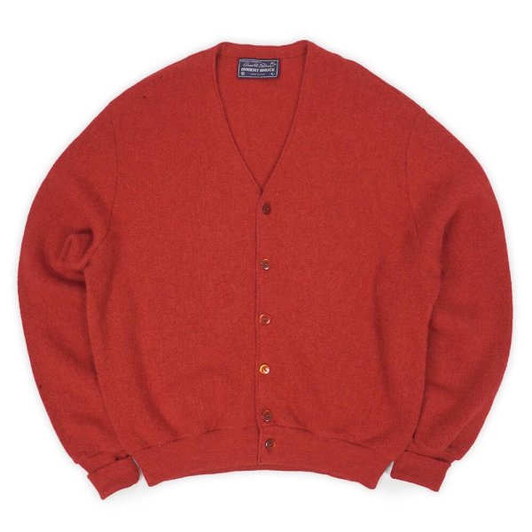 画像1: 80's Arnold Permer × ROBERT BRUCE アルパカカーディガン "MADE IN USA" (1)