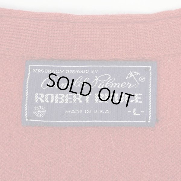 画像2: 80's Arnold Permer × ROBERT BRUCE アルパカカーディガン "MADE IN USA" (2)