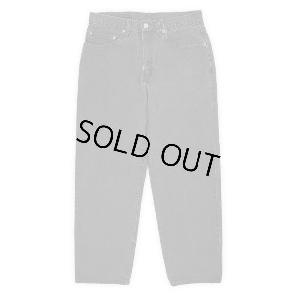 画像1: Early 00's Levi's 550 ブラックデニムパンツ "W33 L30" (1)
