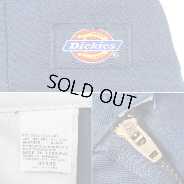 画像3: 00's Dickies 874 ワークパンツ “DEADSTOCK / NAVY / W34 L32” (3)