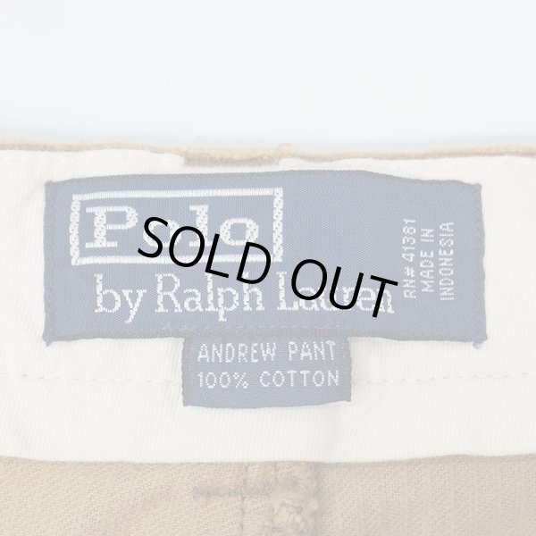 画像3: 90's Polo Ralph Lauren 2タック 太畝コーデュロイトラウザー "ANDREW PANT / CAMEL / W36 L30" (3)