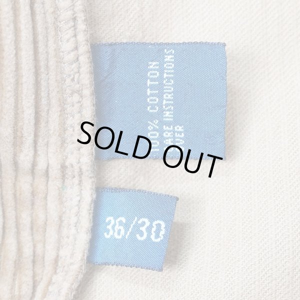 画像4: 90's Polo Ralph Lauren 2タック 太畝コーデュロイトラウザー "ANDREW PANT / CAMEL / W36 L30" (4)