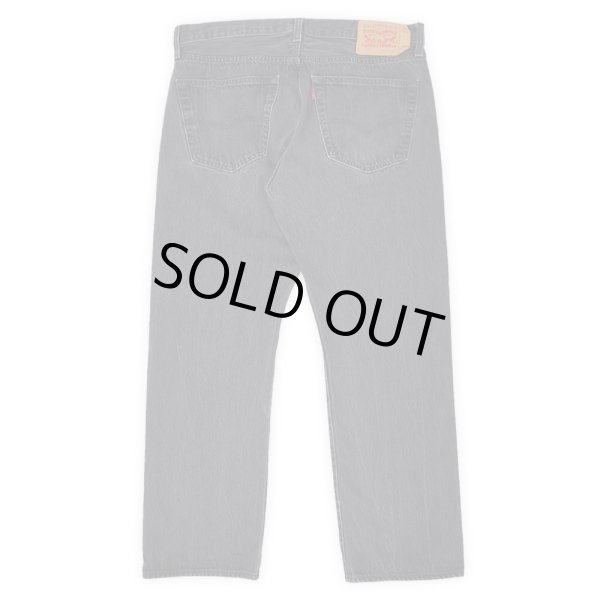 画像2: 00's Levi's 501 ブラックデニムパンツ "W36 L30" (2)