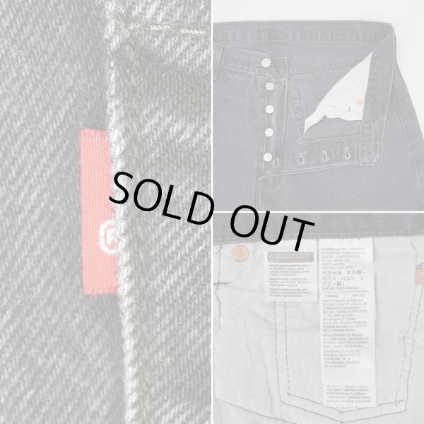 画像4: 00's Levi's 501 ブラックデニムパンツ "W36 L30" (4)