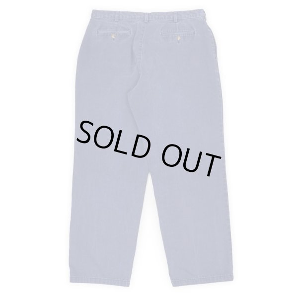 画像2: 90's L.L.Bean コットンワークパンツ "FADE NAVY / W35 L32" (2)