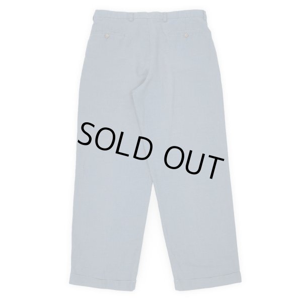 画像2: 00's DOCKERS 2タック リネントラウザー “W32 L30” (2)