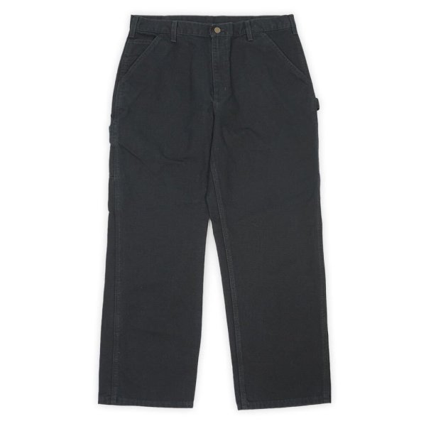画像1: 00's Carhartt ダックペインターパンツ "B11 BLK / W36 L30" (1)