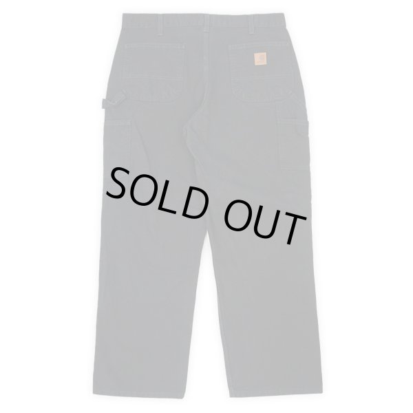 画像2: 00's Carhartt ダックペインターパンツ "B11 BLK / W36 L30" (2)