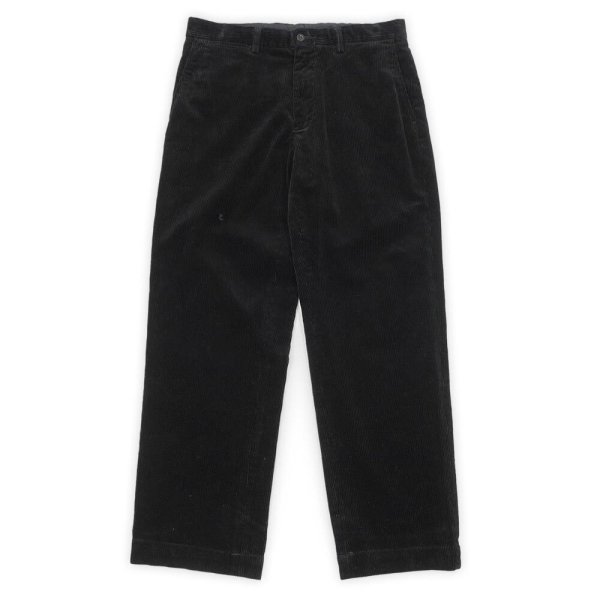 画像1: 00's Polo Ralph Lauren 太畝コーデュロイトラウザー "PRESTON PANT / BLACK / W32 L30" (1)