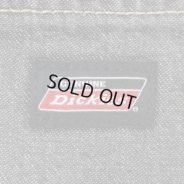 画像3: 00's Dickies 先染めブラックデニム バギーショーツ (3)