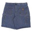 画像2: 00's Carhartt デニム ペインターショーツ "B28 DPS / W38" (2)