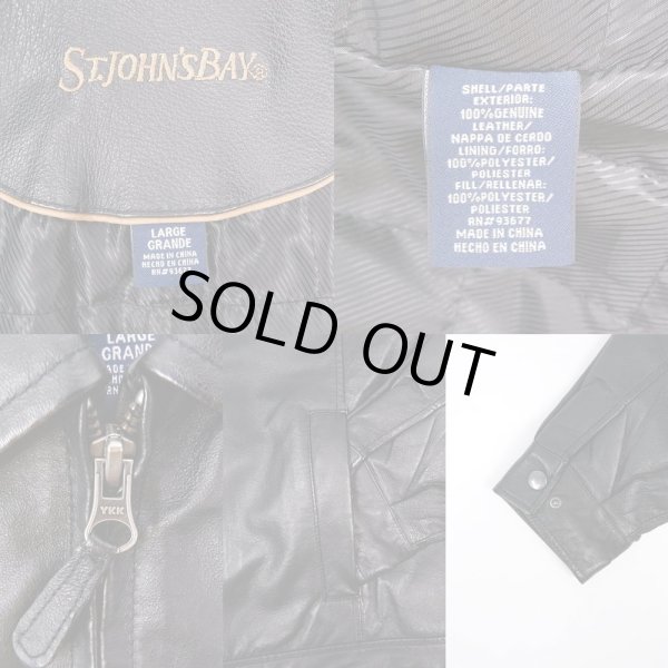 画像3: 90's ST.JOHN'S BAY レザージャケット (3)