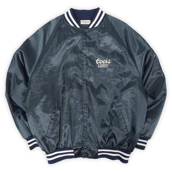 画像2: 80's Coors LIGHT ナイロンスタジャン "MADE IN USA" (2)