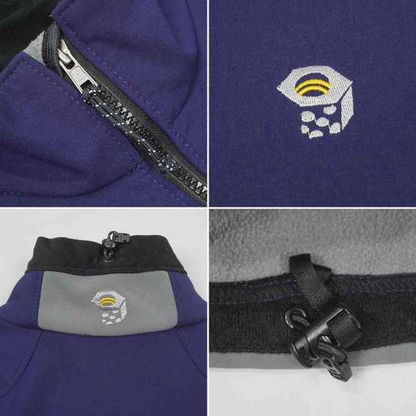 画像4: 90's MOUNTAIN HARD WEAR ソフトシェルジャケット "MADE IN USA / GORE WINDSTOPPER" (4)