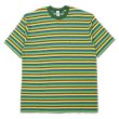 画像1: 90's OLD GAP マルチボーダーTシャツ "GREEN / DEADSTOCK" (1)