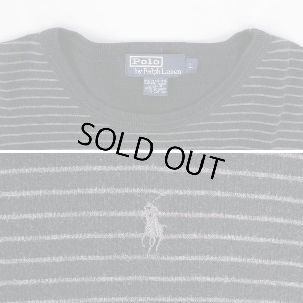 画像3: 90's Polo Ralph Lauren 2PLY ボーダー柄 カットソー (3)