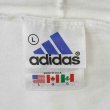 画像2: 90's Adidas フーディーカットソー "MADE IN USA / Performance Logo" (2)