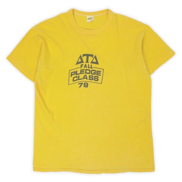 画像1: 70's RUSSELL 染み込みプリントTシャツ "金タグ / MADE IN USA" (1)
