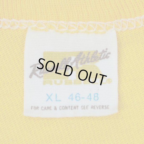 画像2: 70's RUSSELL 染み込みプリントTシャツ "金タグ / MADE IN USA" (2)