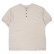 画像1: 90's BASIC EDITIONS ヘンリーネックTシャツ "DEADSTOCK / OATMEAL" (1)