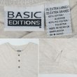 画像2: 90's BASIC EDITIONS ヘンリーネックTシャツ "DEADSTOCK / OATMEAL" (2)