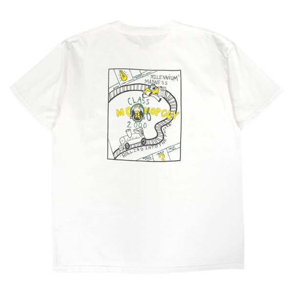 画像2: Early 00's Fruit of the loom 両面プリントTシャツ “Monopoly Parody” (2)
