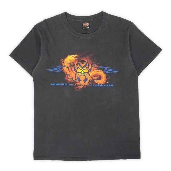 画像1: 00's HARLEY-DAVIDSON 両面プリントTシャツ "MADE IN USA" (1)