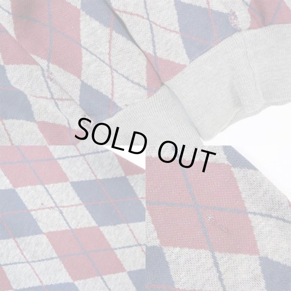 画像4: 90's Polo Ralph Lauren アーガイル柄 L/S ポロシャツ "MADE IN USA" (4)