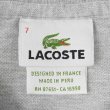 画像2: 90-00's LACOSTE ポロシャツ “DESIGNED IN FRANCE / GRAY” (2)