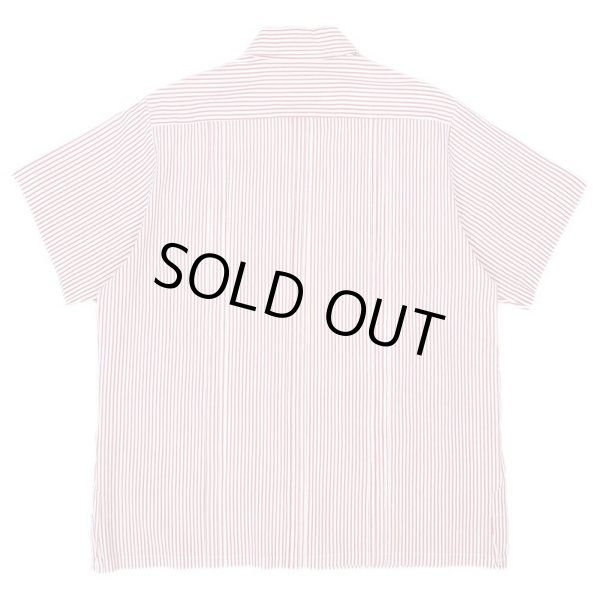 画像2: 90's HABAND ストライプ柄 キューバシャツ (2)