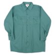 画像2: 90's Dickies L/S ワークシャツ "MADE IN USA / LINCOLN GREEN / DEADSTOCK" (2)
