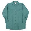 画像2: 90's Dickies L/S ワークシャツ "MADE IN USA / LINCOLN GREEN / DEADSTOCK" (2)