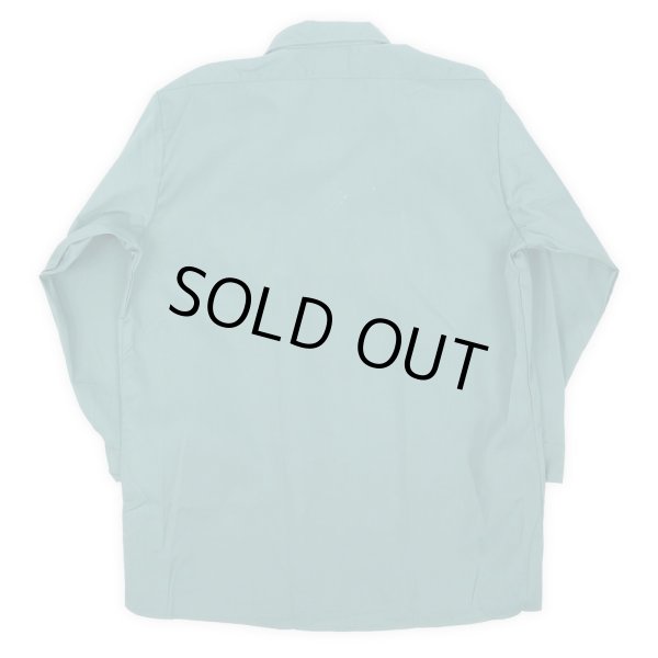 画像3: 90's Dickies L/S ワークシャツ "MADE IN USA / LINCOLN GREEN / DEADSTOCK" (3)