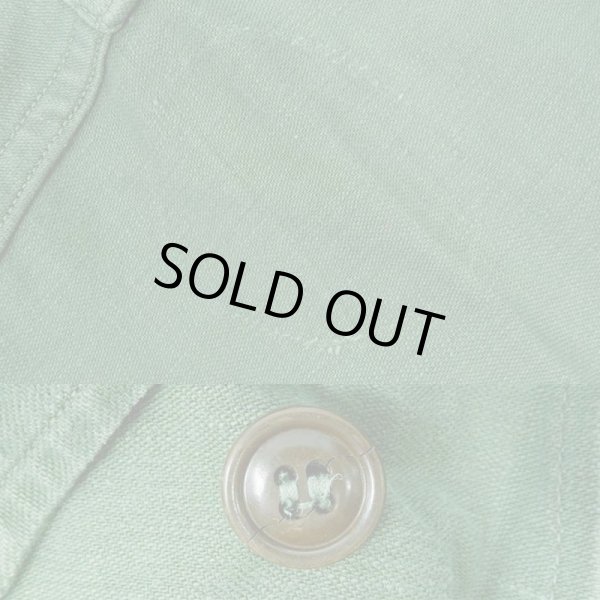 画像4: 50's US.ARMY コットンサテン ユーティリティシャツ "1st 初期型" (4)