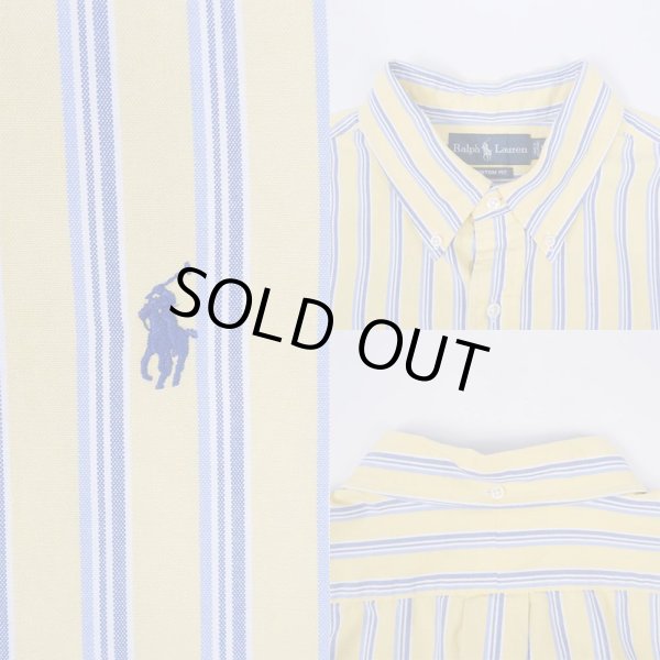 画像4: 90's Polo Ralph Lauren S/S ボタンダウンシャツ "CUSTOM FIT / 3点留め" (4)