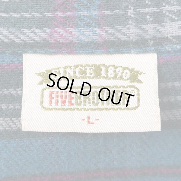 画像3: 90's FIVE BROTHER ヘビーネルシャツ “MADE IN USA” (3)