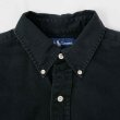 画像4: 90's Polo Ralph Lauren ボタンダウンシャツ "BLACK / BLAKE" (4)