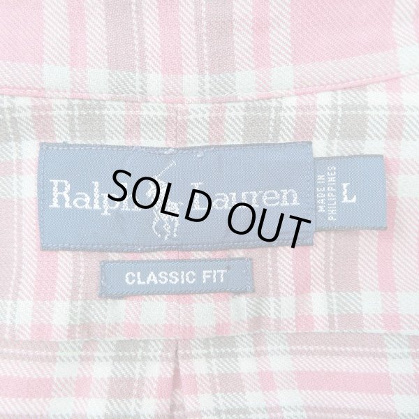 画像2: 90's Polo Ralph Lauren チェック柄 ボタンダウンシャツ “CLASSIC FIT” (2)