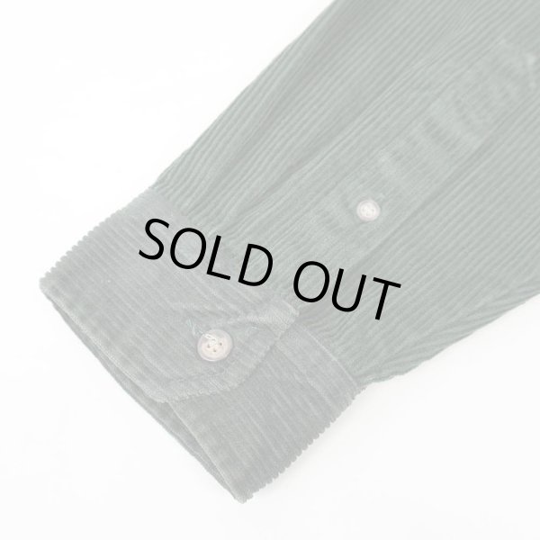 画像4: 90's NEW RIVER 太畝コーデュロイ プルオーバーシャツ (4)