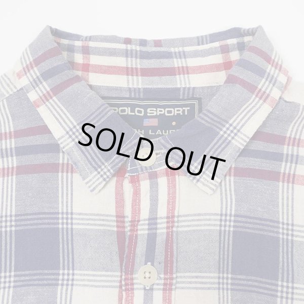画像3: 90's POLO SPORT S/S レギュラーカラーシャツ (3)
