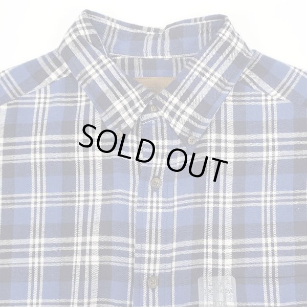 画像3: 90-00's ST JOHN'S BAY フランネル ボタンダウンシャツ "DEADSTOCK / Blue Plaid" (3)