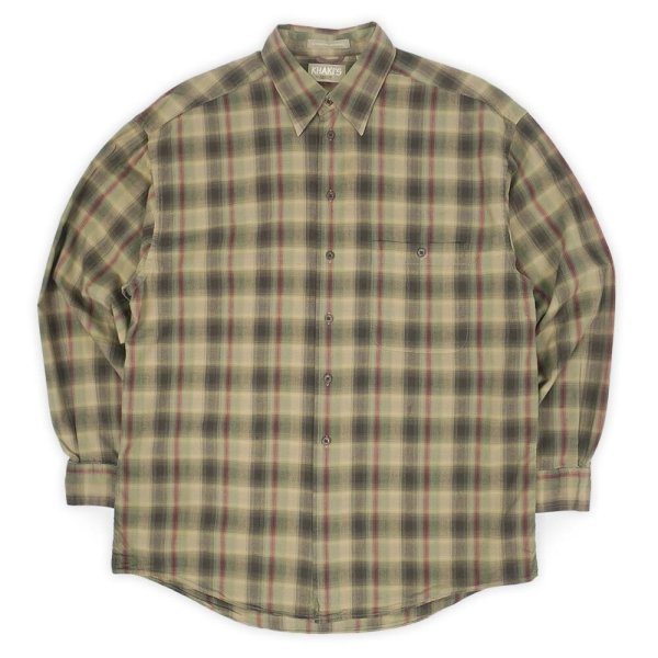 画像1: 90's KHAKI'S by ARROW レギュラーカラーシャツ "Cotton × Rayon / Ombre Plaid" (1)