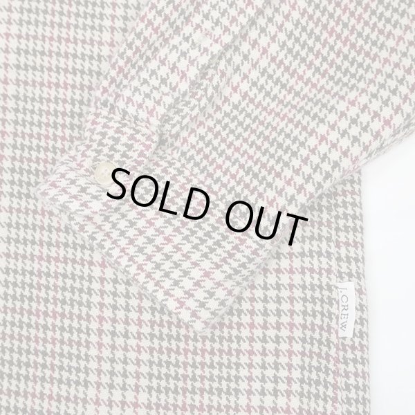 画像4: 00's J.CREW ハウンドトゥース柄 ヘビーネルシャツ (4)