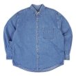画像1: 00's Eddie Bauer デニムボタンダウンシャツ (1)