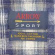 画像2: 90's ARROW SPORT オンブレチェック柄 フランネルシャツ "DEADSTOCK" (2)