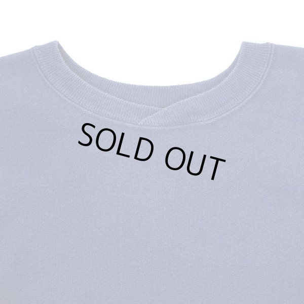 画像3: 80's Hanes BEEFY リバースウィーブタイプ ブランクスウェット "MADE IN USA / FADE NAVY" (3)